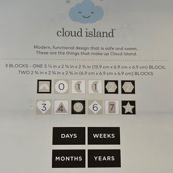 Baby Milestone Blocks - Picture 2 of 2